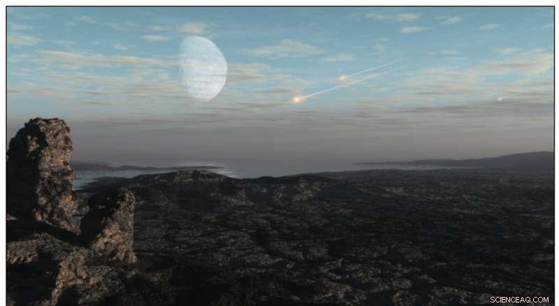 Asteroid and Comet Impacts Delayed Earth s Atmospheric Evolution, New Study Shows