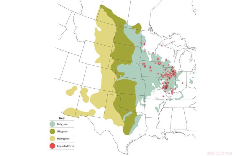 Reconstructing 232 Years of Prairie Fires: A Comprehensive Midwestern Tallgrass Study