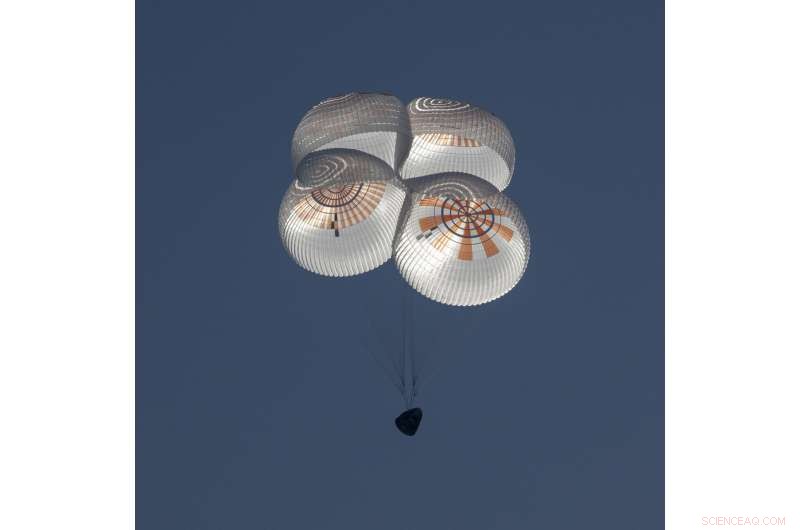 SpaceX Crew Dragon Safely Returns Four Astronauts to Earth After Six-Month Mission