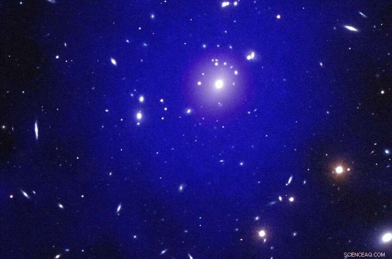 Chandra Reveals Collision of Galaxy Clusters in Warm‑Hot Intergalactic Medium