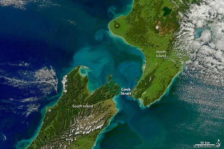 NASA Earth Science Satellites Capture Extensive Data Over New Zealand