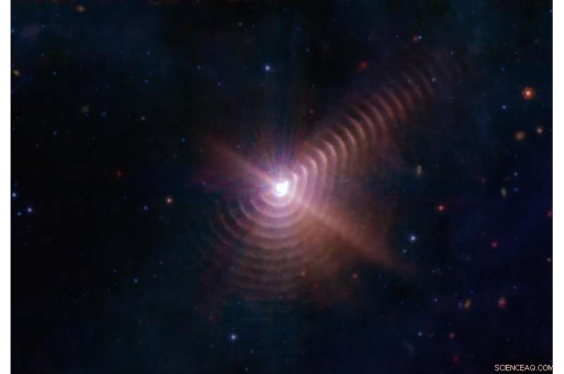Dual Stars Create Cosmic Fingerprints: NASA s Webb Telescope Uncovers Concentric Dust Rings
