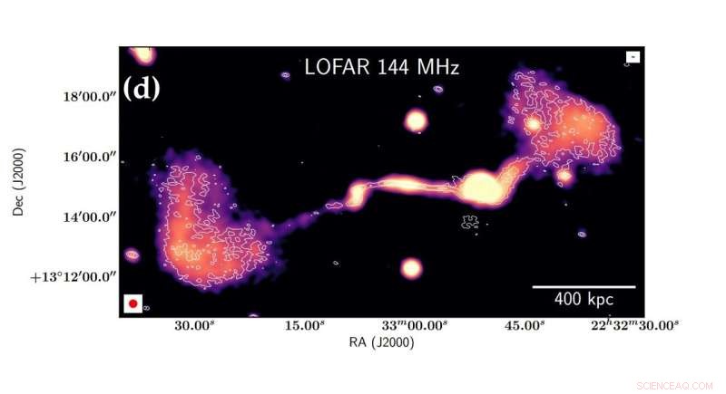Astronomers Reveal Unusual Jet Structure of Giant Radio Galaxy GRG-J223301+131502