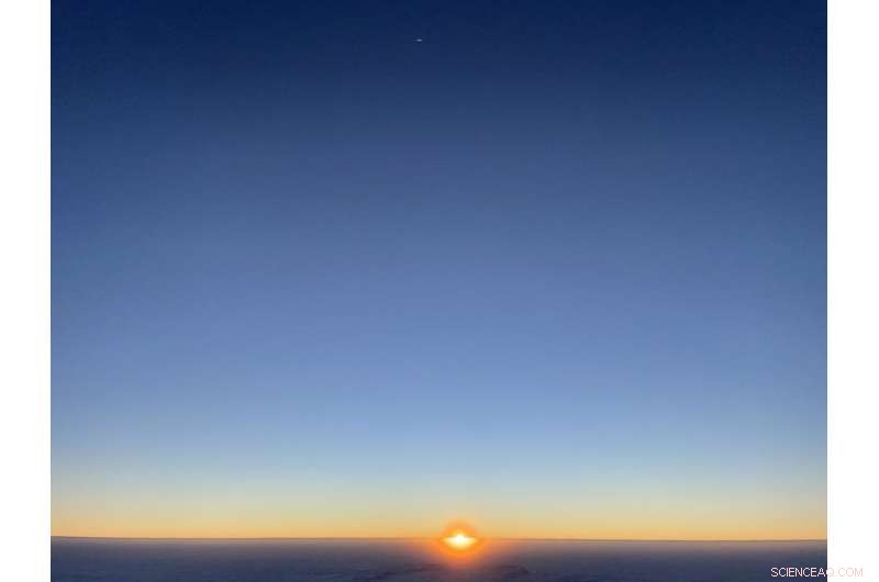 Penultimate Sunset at Concordia Research Station Signals Antarctic Winter Mission