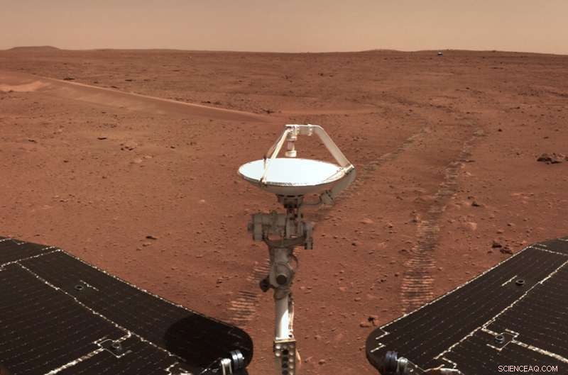 Chinese Mars Rover Reveals Recent Presence of Water on the Red Planet