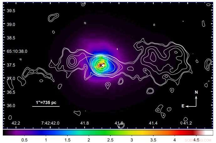 New Study Uncovers Termination Shocks and Extended X‑ray Emission in Active Galaxy Markarian 78