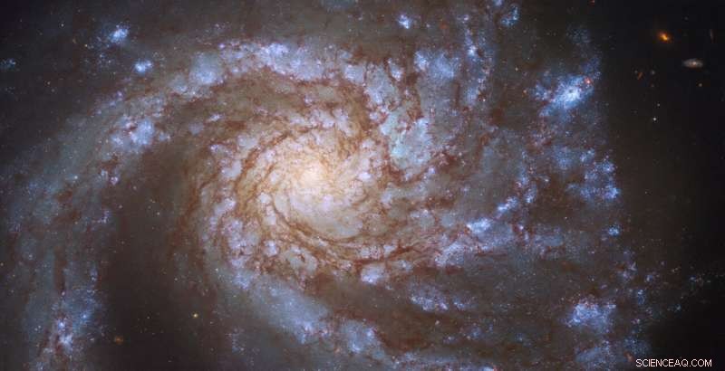 Hubble s Stunning Double Image Reveals M99’s Spiraling Beauty