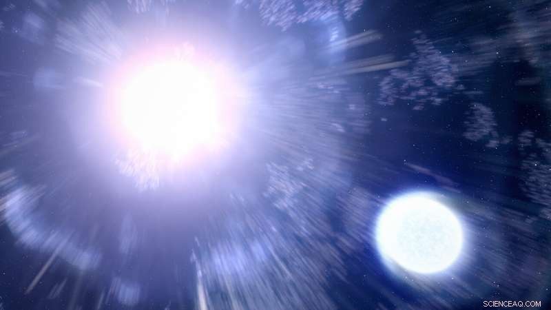 Hubble Discovers Companion Star Surviving a Supernova