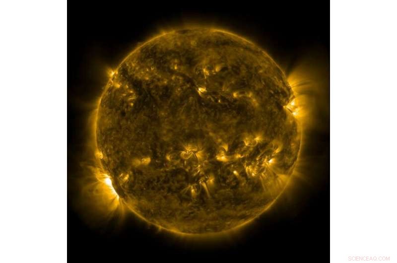 NASA’s Solar Dynamics Observatory Captures Powerful Solar Flare
