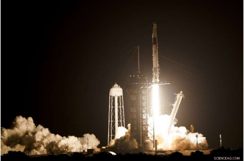 SpaceX Successfully Launches Four Astronauts to the ISS with Falcon 9