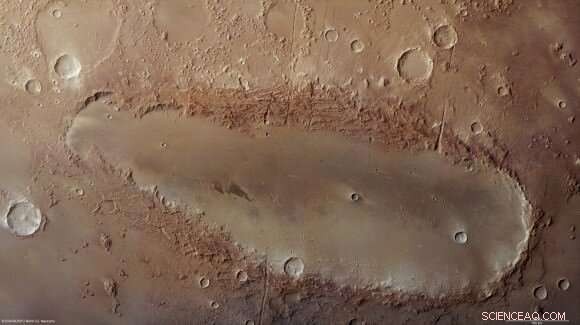 Rare Mars Crater: An Unusually Oblong Impact Feature Explained