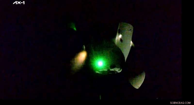 ISS Private Mission Crew Departs for Earth After Historic Flight