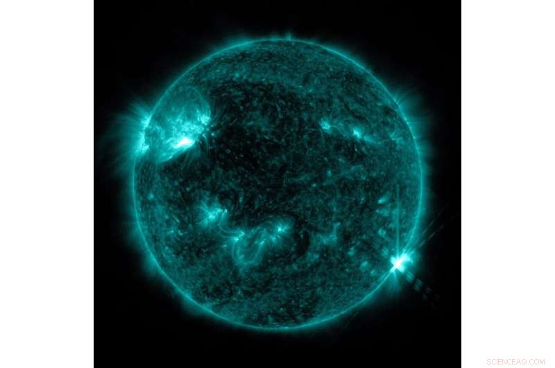 NASA Detects Moderate and Strong Solar Flares from the Sun