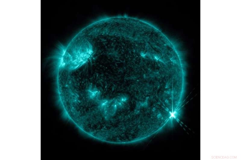 NASA Detects Moderate and Strong Solar Flares from the Sun