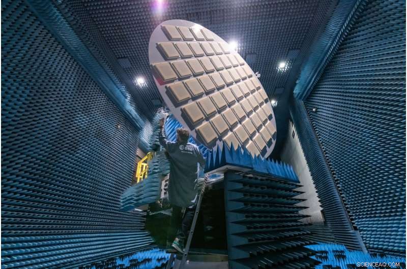 ESA Tests Record‑Size 5‑Meter Transponder Antenna in Hertz Chamber for Biomass Mission Calibration