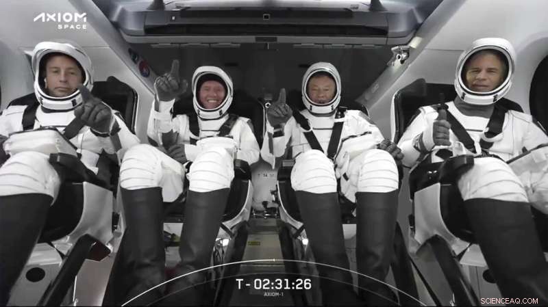 SpaceX Launches Three Wealthy Travelers to the ISS for $55M Each