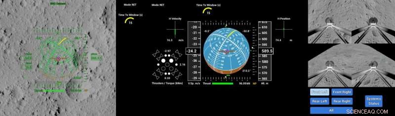 ESA Astronaut Simulates Historic Polar Lunar Landing Using Advanced Robot Simulator