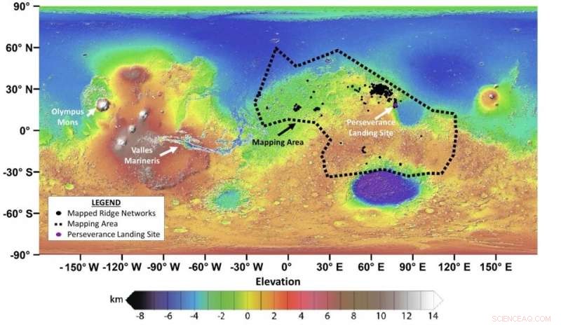 Citizen Scientists Aid in Mapping Mars’ Intricate Ridge Networks