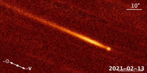 Sun Gradually Dissolves Comet 323P/SOHO, Revealing Its Fragile Tail
