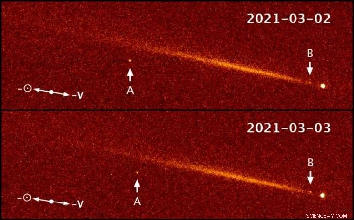 Sun Gradually Dissolves Comet 323P/SOHO, Revealing Its Fragile Tail