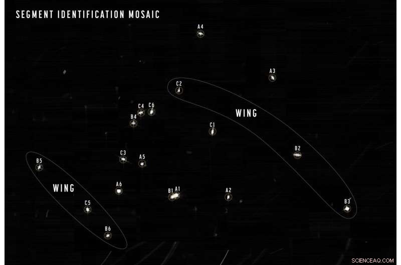 Webb Telescope Aligns Mirrors with 18 Stars Forming a Honeycomb Pattern