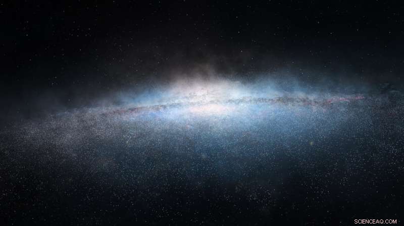 Milky Way@home Volunteers Reconstruct Shredded Dwarf Galaxy, Advancing Dark Matter Research