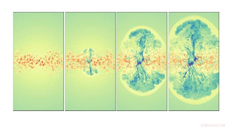 Weak Black Hole Jet Effectively Cleans Galactic Core, New Study Reveals