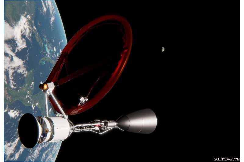 Laser-Driven Spacecraft: A Proposed Mission to Mars