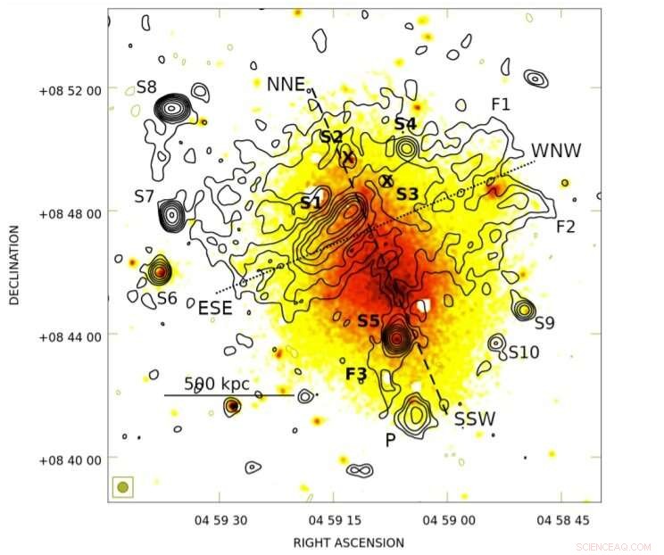 European Astronomers Investigate Diffuse Synchrotron Emission in Galaxy Cluster Abell 523