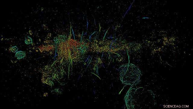 New Telescope Unveils Nearly 1,000 Mysterious Filaments in the Milky Way’s Core