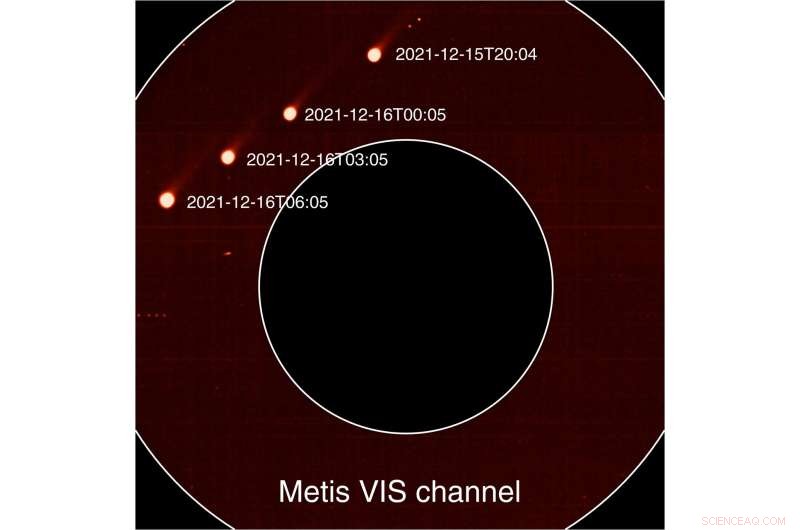 Solar Orbiter Captures Second Comet Encounter, Revealing Detailed Tail Images