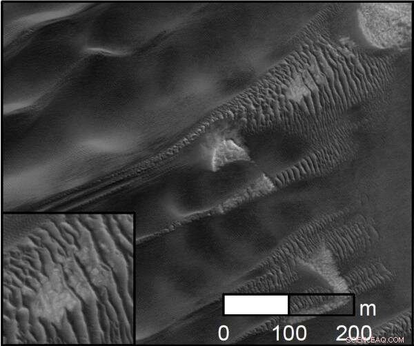 Extensive Megaripple Formation Discovered Across Mars  North Pole