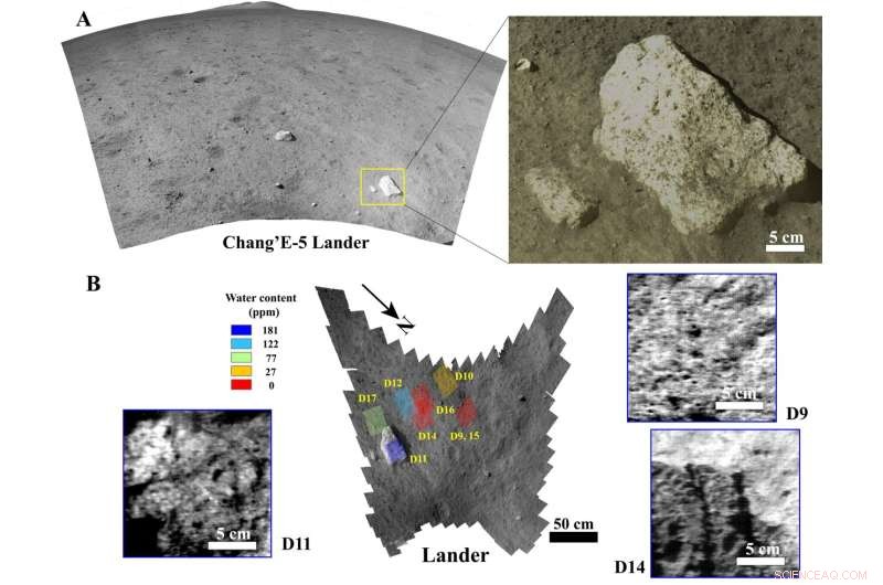 Chang e-5 Lander Confirms First In-Situ Detection of Water on the Moon