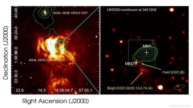 Astronomers Unveil Detailed Substructure of Massive AGAL35 Clump with ALMA
