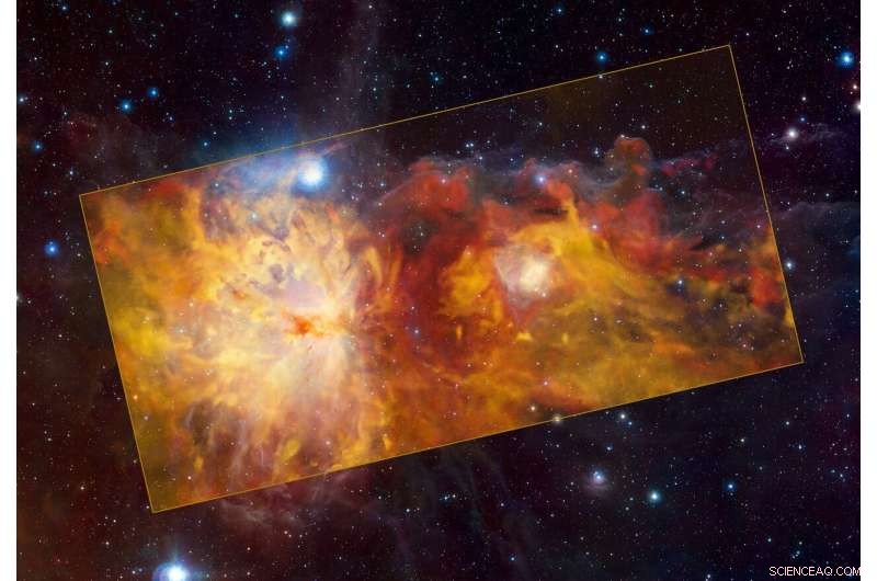 Orion’s Flame Nebula Revealed in Stunning New Radio Image