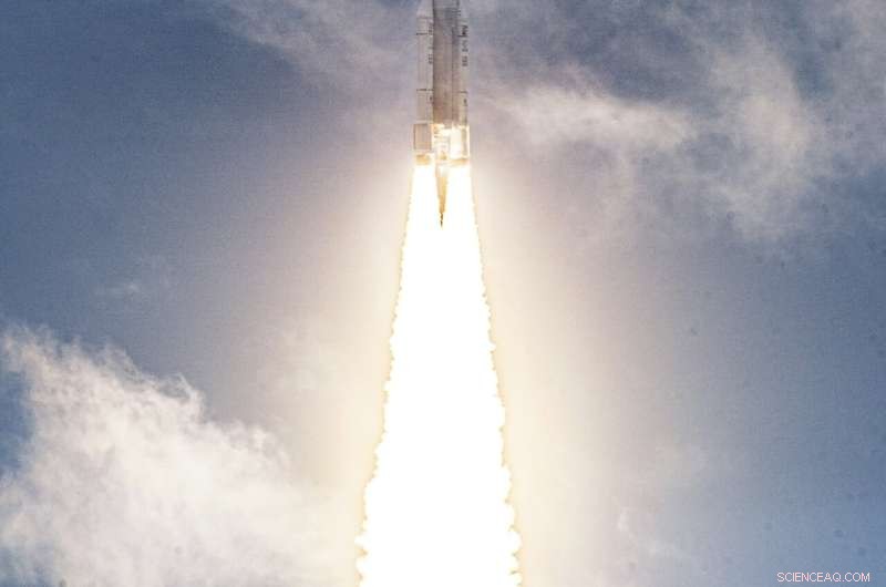 James Webb Space Telescope Launches from French Guiana