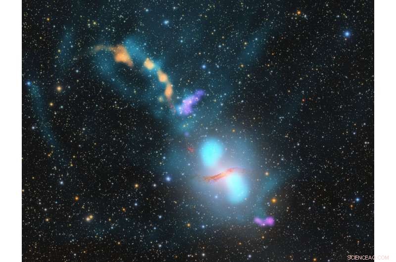 Astronomers Capture 16‑Times‑Larger Black Hole Eruption in Centaurus A