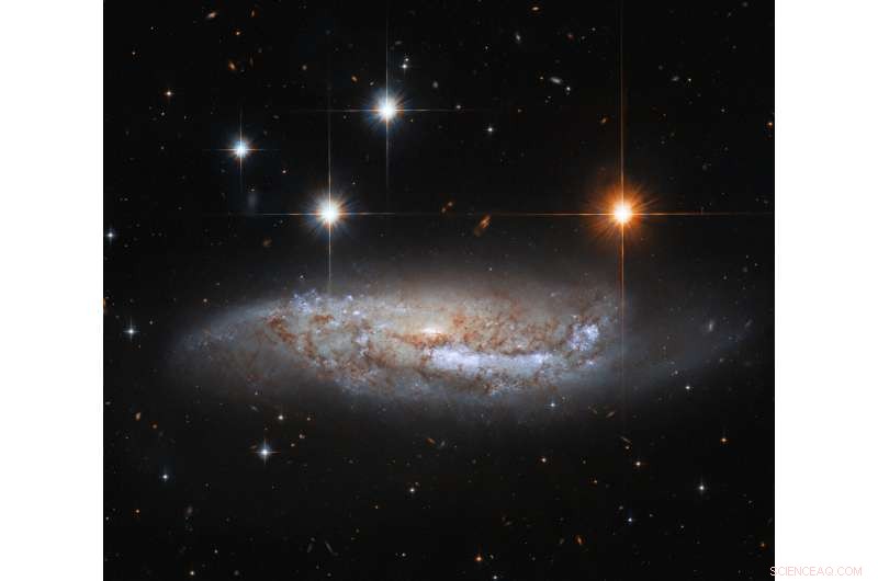 Hubble Captures NGC 3568: A Barred Spiral Galaxy with a Supernova Legacy