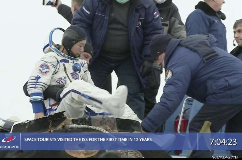 Japanese Space Tourist Yusaku Maezawa Safely Returns to Earth