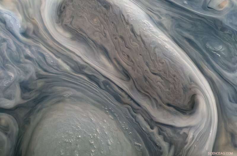Juno spacecraft captures Jupiter’s storms and Ganymede flyby sounds