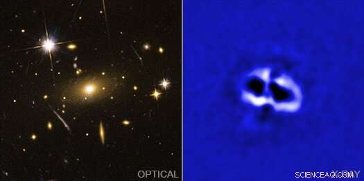 Scientists Discover Four Massive Cavities in Galaxy Cluster, Indicating Dual Black Hole Activity