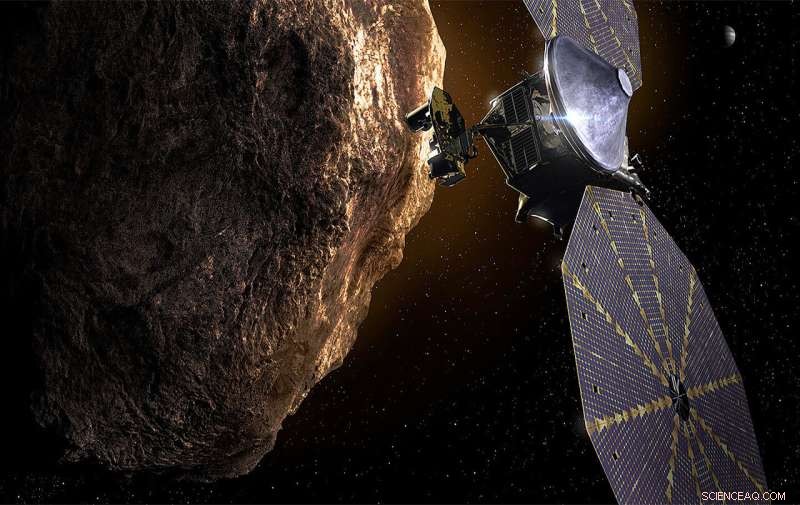 Measuring Asteroids for NASA’s Lucy Mission by Observing Stellar Blink Events