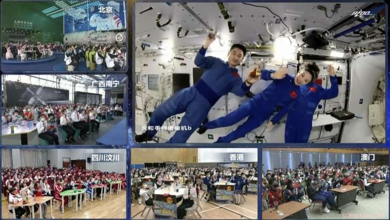 Astronauts Deliver Inspiring Science Lesson from China’s Space Station