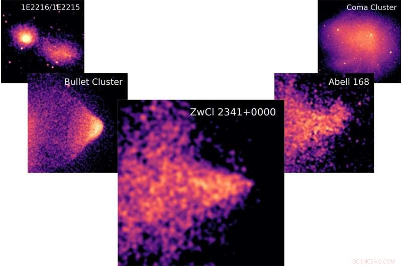 Astronomers Identify Final Missing Link in Galaxy Cluster Collision Studies