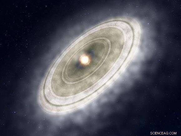 Discovering Exoplanets Within Debris Disks: The Case of HD 206893