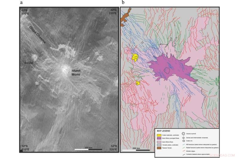International Study Finds Possible Volcanic Activity at Venus’s Idunn Mons