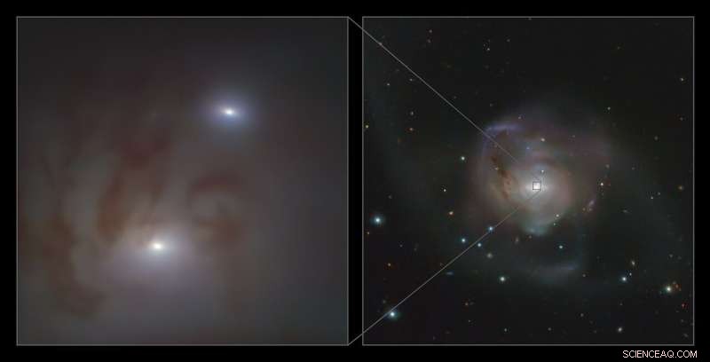 VLT Discovers the Closest Known Pair of Supermassive Black Holes