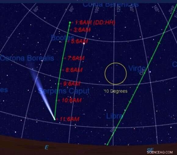 Comet Leonard (C/2021 A1) Illuminates December Sky