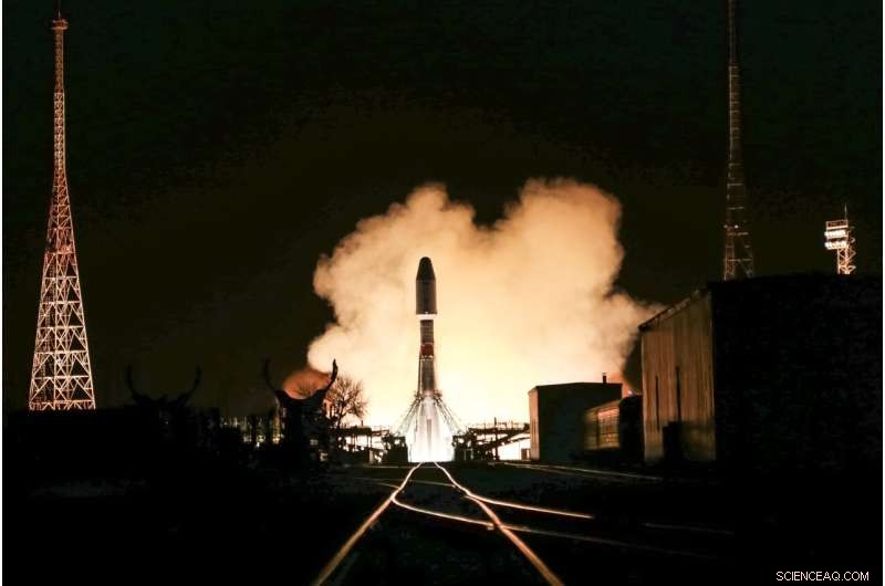 Russia Successfully Launches New Module to Dock with the International Space Station