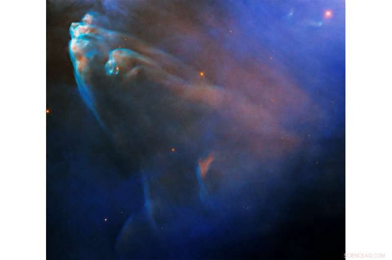 Hubble Reveals Dynamic Shock Wave in the Running Man Nebula